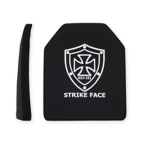 25 × 30 cm SAPI ballistiline plaat – mitmekordselt kõver esikülg