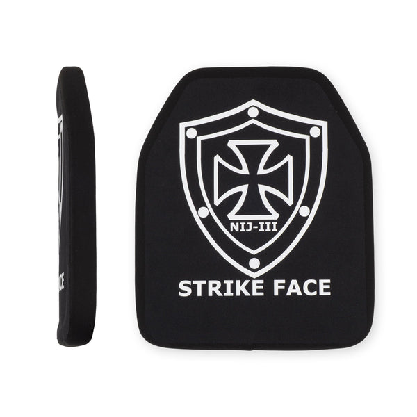 25 × 30 cm SAPI ballistiline plaat – üksikkõver esikülg