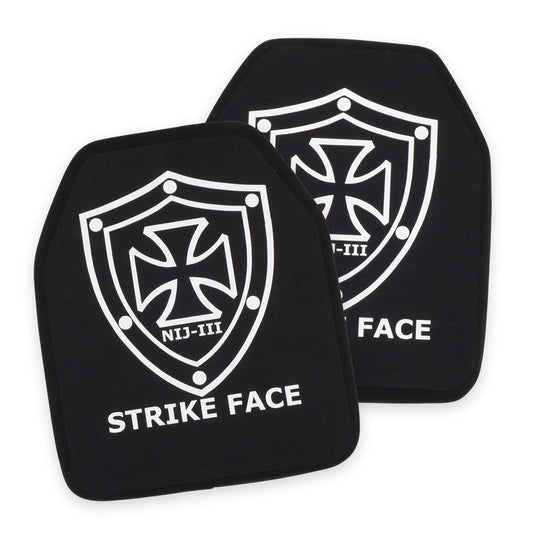 10"x12" Single Curved Front & Flat Back Plates - Shield Defence Solution